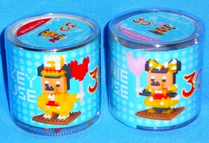 RT71/東京ディズニーリゾート　ミッキーマウス＆ミニーマウス　３０周年ナノブロック2種類