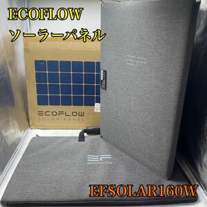 【1円スタート！現状品】エコフロー ソーラーパネル EFSOLAR160W EF-Flex-160 EcoFlow 太陽光 160W 折り畳み/KK290-120