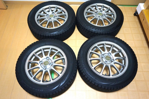 ECO FORME 14×5.5J ＋45 4H PCD100/BRIDGESTONE 175/65R14 スタッドレス　4本セット