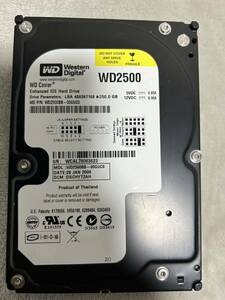 中古動作品　IDE HDD 250GB 3.5インチ　Western Digital