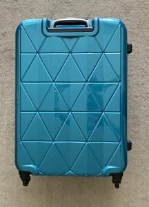 キャリーケース スーツケース　未使用品　ノイズレスキャスター　青緑　ターコイズ　66L