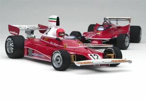 新品未開封 1/18 EXOTO エグゾト Ferrari フェラーリ 1975 312T & 312T4 ギフトセット ニキ・ラウダ ジル・ヴィルヌーヴ GPC97SC1