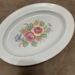 昭和レトロ パーティ皿 お皿 大皿 プレート 陶器 食器