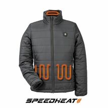 ●SPEEDHEATスピードヒート温熱ナイロンジャケット(L,黒,プライムダイレクト)新品_画像9