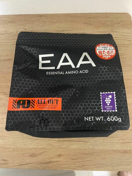 【新品】未使用 EAA ALL OUT(オールアウト) グレープ風味 600g