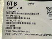 ★動作保証★6TB 3.5インチ SATA HDD SEAGATE EXOS ST6000NM0115 送料520 検品済み WZG_画像2