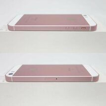 1円スタート SIMフリー iPhone SE 初代 16GB ローズゴールド au NW利用制限○ 送料無料 インボイス対応 デモ機 3日間保証 【T3-4-1207】兼H_画像4