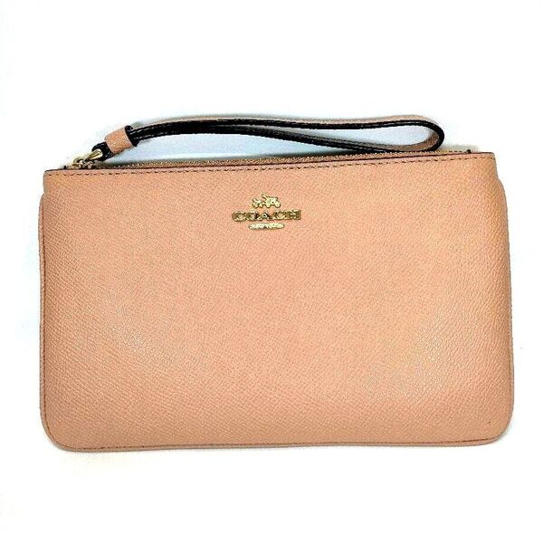 美品 コーチ ポーチ COACH リストレット 財布 ハンドポーチ