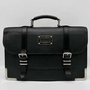 【美品】 ルイヴィトン Louis Vuitton エピ ラリー ノワール 黒 ビジネスバッグ ブリーフケース メンズ A4収納 約36万 ブラック