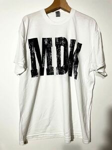 GCW MDK ニック・ゲイジ ロゴ ホワイト Tシャツ 未着用新品 XLサイズ アメリカ直輸入品 プロレス GCW公式Tシャツ デスマッチ