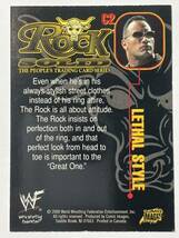 WWF（WWE） Comic Images社 トレーディングカード（2000年） WWF Rock Solid ザ・ロック 輸入品 デッドストック プロレス トレカ 希少品_画像2