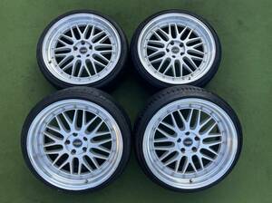 ◆ 希少COBRA BBS LMタイプ深リム◆20x8.5J+35/9.5J+38/PCD:114.3/5穴◆4本 225/35R19.225/35ZR19.クラウン,アルファード ヴェルファイア等