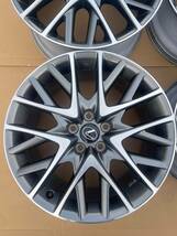 ◆ 希少！レクサス　GSC10 RC350 Fスポーツ 純正　◆ 19x8J+45/9J+60/PCD:114.3/5穴◆4本セット_画像6