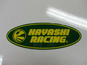 ［3908］HAYASHI RACING/ハヤシレーシング ステッカー 楕円型 (小)