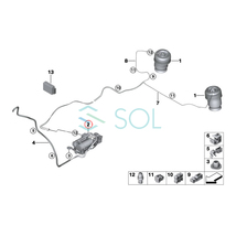 BMW F15 F85 X5 F16 F86 X6 エアサス コンプレッサー 35iX 40eX 50iX M 37206875177 37206868998 37206850555 出荷締切18時_画像6