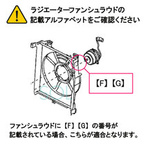 スバル プレオ(L275F L285F) プレオプラス＋(LA300F LA310F) ステラ(LA100F) ルクラ(L455F L465F) 電動ファンモーター 16363B2030_画像5