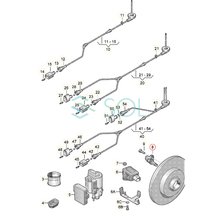 VW ゴルフ5 ゴルフ6 ティグアン(5N_) 4モーション(4駆)仕様車 リア ABSセンサー スピードセンサー 左側 7H0927803 WHT003857 出荷締切18時_画像3