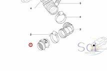 BMW E39 E46 Z3 エアマスセンサー(エアフロメーター) 320i 323i 325i 328i 525i 528i 2.0 2.2 2.8 13621432356 出荷締切18時_画像2