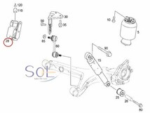 ベンツ W220 W639 エアサス レベルセンサー S320 S350 S430 S500 S600 S65 V350 0105427617 出荷締切18時_画像3