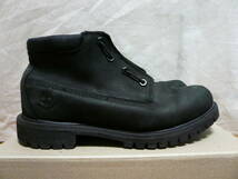 Timberland ティンバーランド 9W 27cm レースアップブーツ ワークブーツ ブーツ ブラック 9 W 黒 CHUKKA ZIP CLOSURE ジップ ジッパー_画像4