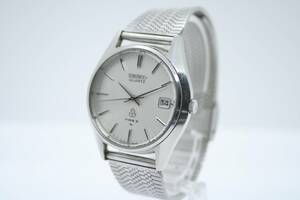 【並品 保障付 動作確認済】Vintage SEIKO Type II 4335-8000 Quartz Date Silver Dial Mens Watch セイコー クオーツ デイト メンズ W709