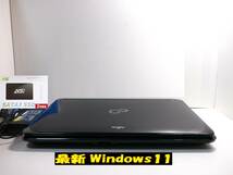 最強 Quad Core i7 最大3.10GHz LIFEBOOK AH56/D 新品SSD512GB メモリ8GB ブルーレィ 最新Windows11Pro Webカメラ☆PowerDVD☆Office2019 _画像7