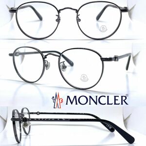 MONCLER モンクレール メガネフレーム ML5204-H 008 グレー SHINY GUNMETAL メガネ 眼鏡 めがね