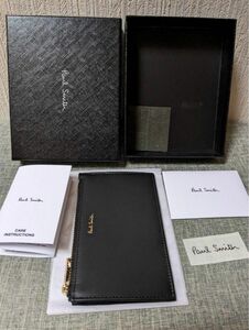 PAUL SMITH　ポールスミス カードケース マルチストライプ　ブラック