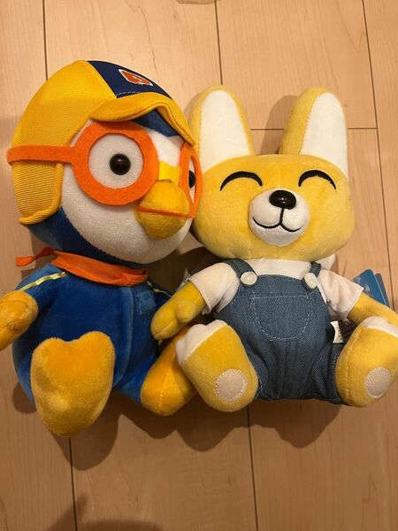 ぽんぽん　ポロロ　エディ　ぬいぐるみ　新品　韓国アニメ　セブチ