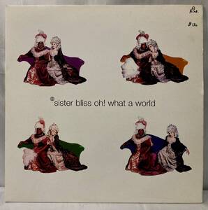 Sister Bliss - Oh! What A World【UK盤/試聴検品済】90's/Electronic/House/Hard House/Synth-pop/Euro House/12inch シングル