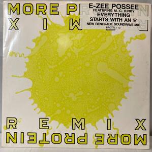 E-Zee Possee Featuring M. C. Kinky - Everything Starts With An 'E' (New Renegade Soundwave Mix)【UK盤/試聴検品済】90's/Acid House