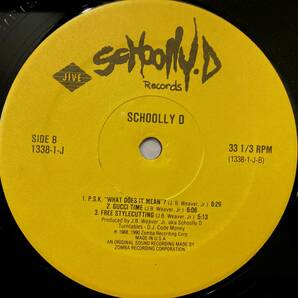 Schoolly-D Schoolly-D【US盤/試聴検品済】90's/Hip-Hop/12inch シングルの画像5
