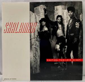 Shalamar Caution : This Love Is Hot【US盤/試聴検品済】90's/Electronic/Disco/12inch シングル