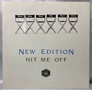 New Edition Hit Me Off (UK)【UK盤/試聴検品済】90's/Electronic/House/Downtempo/Hip Hop/12inch シングル