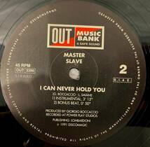 Master Slave - I Can Never Hold You【伊盤/試聴検品済】90's/Electronic/House/Techno/12inch シングル_画像5