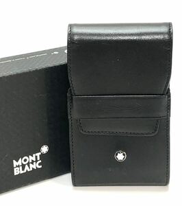 MONTBLANC モンブラン　レザー　シガレットケース　黒色系　　18676228
