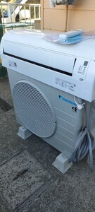 （茅ヶ崎）2021年式 （一回使用）DAIKIN ダイキン F22YTES-W セット ルームエアコン 冷暖房 室内機、室外機セット