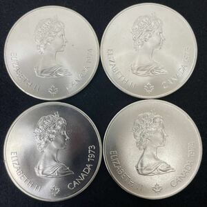 カナダ モントリオールオリンピック 5ドル銀貨 1976年 1973年/1974年 SV925 CANADA エリザベス 貨幣［4種セット］シルバーコイン