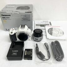 LUMIX ルミックス DMC-G5X★完品★ボディ：DMC-G5 シェルホワイト LUMIX G VARIO PZ 14-42mm/F3.5-5.6 Panasonicパナソニック 動作確認済み_画像1