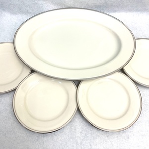 ～未使用品～Noritake～ ノリタケ パーティーセット　大プレート&小皿4枚セット　専用箱入り