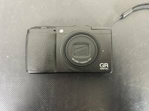 12-93 リコー RICOH GR DIGITAL Ⅲ コンパクト デジタル カメラ f=6.0㎜ 1:1.9 充電器無し 通電・動作未確認 画像分 現状品 返品交換不可