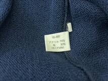 12-97 クロコダイル Vネック セーター メンズ Lサイズ ネイビー YAMATO 日本製 画像分 現状品 返品交換不可_画像7