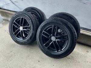 ☆VW　T-ロック　ミシュラン　X-ICE　SNOW　215/60R16　スタットレス　ホイール組4本セット　中古　PCD112　16×6.5J　5穴☆