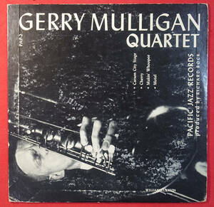 極美! US Pacific Jazz PJ LP-2 完全オリジナル The Gerry Mulligan Quartet with Chet Baker DG/Flat Edge 