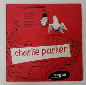 France Vogue オリジナル Charlie Parker VOL 1 Flat Edge