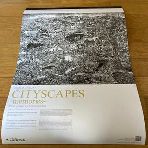2024年 大林組　壁掛けカレンダー 通常版 風景 OBAYASHI CITY SCAPES 建物 建築 建築物 写真 西野壮平 都市 