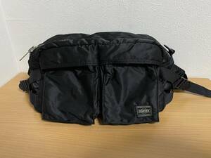 定番人気●極美品●吉田カバン ポーター PORTER TANKER タンカー 2way ウエストバッグ 黒 