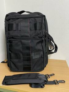 百名品●定価82500円●極美品●ブリーフィング BRIEFING×BEAMS PLUS 別注 “3WAY BAG” リュックサック アメリカ製 黒