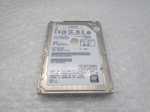 HITACHI HTS547550A9E384 2.5型HDD 5400RPM 9.5mm 500GB SATA 中古動作品(H355)