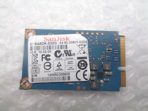 複数入荷 SanDisk SDSA5DK-032G 32GB SSD ｍSATA 中古動作品(S226)